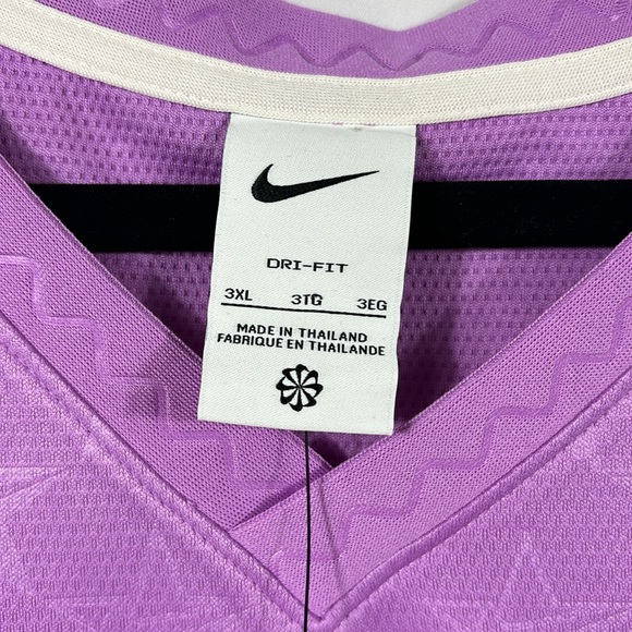 Nike Dri-Fit Purple & White Basketball Jersey Tank Top | Size 3XL - Picture 9 of 13
